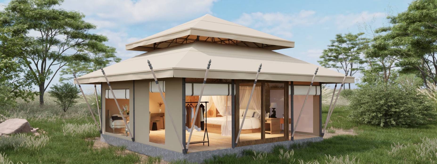 建平县户外野奢帐篷